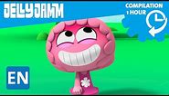 Jelly Jamm English. 1Hour Compilation (Ep.73-77) Cartoons in English for kids