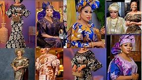 Trendy Brocade/Damask Dress Design for Women in2022 |Elegant African Damask/Brocade Bubu Gown Styles