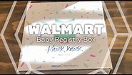 2020 FREE Walmart Baby Registry Box
