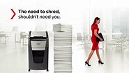 Rexel Optimum AutoFeed+ 225X Automatic Cross Cut Paper Shredder - Product video (EN)