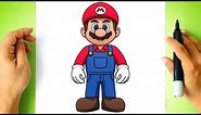 How to DRAW SUPER MARIO BROS from MOVIE