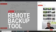 Hikvision Remote Backup Tool