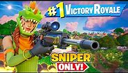 The SNIPER *ONLY* CHALLENGE in Fortnite Chapter 5!