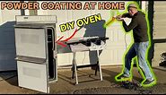 ✅Powder Coating at Home With Great Results ! DIY Curing Oven 👍