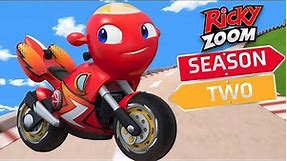Ricky Races Away⚡️ Season Two ⚡️ Motorcycle Cartoon | Ricky Zoom | Cartoons For Kids