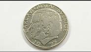 1 Swedish Krona Coin :: Sweden 1977