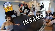 WE TURNED OUR HOUSE INTO A TRAMPOLINE PARK