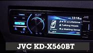 JVC KD-X560BT Display and Controls Demo | Crutchfield Video