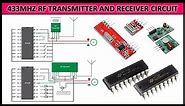RF Transmitter and Receiver Circuit using 433 Mhz Module