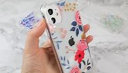 Flower Designs Case for iPhone 11 Clear Case