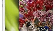 Head Case Designs Officially Licensed Nene Thomas Cat with Bouquet of Flowers Art Soft Gel Case Compatible with Apple iPhone 5 / iPhone 5s / iPhone SE 2016