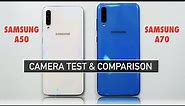 Samsung A50 vs Samsung A70 | Camera Test and Review | Zeibiz