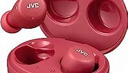JVC Gumy Mini True Wireless Earbuds Headphones, Bluetooth 5.1, Water Resistance(IPX4), Long Battery Life (up to 15 Hours) - HAA5TR (Red)