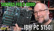 IBM PC 5150 repair: the motherboard lives!