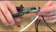 How to use telephone jelly crimp connectors