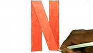 How to Draw the New Netflix Logo