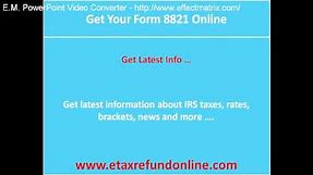 Get your form 8821 online