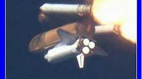 STS-117 Nasa Space Shuttle SRB Separation