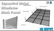 Ceiling Mesh Panel in Revit | Expanded Metal Aluminum Mesh