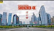 Driving Downtown Shenzhen | City Of The Future | 4K | Guangdong, China | 深圳