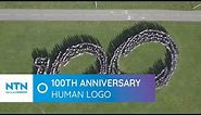 Un logo humain pour fêter les 100 ans de NTN-SNR !
