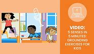 5 Senses in 5 Minutes: Grounding Exercises for Kids-Video | Sanford Fit