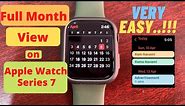 Calendar View on Apple Watch - Day Month and Event View 📅 #applewatch #apple