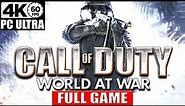 [4K 60FPS] Full Gameplay - Call of Duty 5 World at War - Ultra Settings Walkthrough
