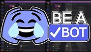 PRETEND TO BE A DISCORD BOT (Discord Bot Tag & Badge)
