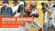 Giovani Bernard Splits Defenders for Big TD! | Bengals vs. Steelers | NFL