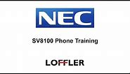 NEC SV8100 Phone Training