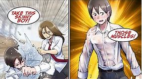 When the skinny boy got his shirt wet by "Accident" [Manga Dub]