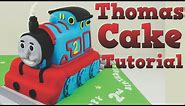 How to make a Thomas the Tank Engine birthday cake tutorial. Bake and Make with Angela Capeski