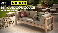 How To: DIY Outdoor Couch with Ana White
