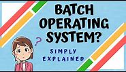 What is Batch Operating System? Advantages and Disadvantages? | Simple Explanation using Animation