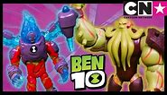 Ben 10 Toy Play For Kids | OMNI-ENHANCED HEATBLAST Cools Vilgax | Ben 10 Toys | Cartoon Network
