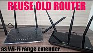 How to use old D-Link router as Wi-Fi extender