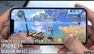 iPhone 14 Genshin Impact Gaming test | Apple A15 Bionic