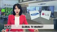 Samsung and LG dominate global TV market share in H2