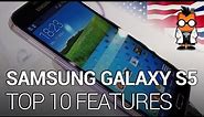 Samsung Galaxy S5 - Top 10 Features [ENG]