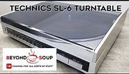 Vintage Technics SL-6 Direct Drive Automatic Linear Tracking Turntable Vinyl Record Player Demo