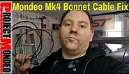Ford Mondeo Mk4 Bonnet release Cable Replacement, how to