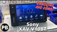 Sony Bluetooth Radio Unboxing and Demo! | XAV-V10BT
