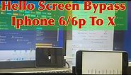 Iphone 6/6p Hello Screen Bypass / Boot Ramdisk Bypass Hello / ICloud Bypass With Unlock Tool /