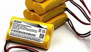 (5-Pack) 2.4V 800mAh Ni-CD Battery Pack Replacement for Dual-Lite 0120822, Dantona Custom-7, LITHONIA ELB-2P41N (CUSTOM-29), ELB-4804N (CUSTOM-241), Custom-276, OSA030 Exit Sign Emergency Light