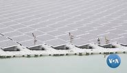 Something New Under the Sun: Floating Solar Panels