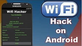 Wifi hack using Android App / Easy Tutorial