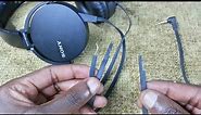 How to repair Headphones Wires