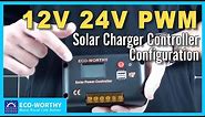 How to set a solar charger controller? 12v 24v PWM Solar Charger Controller Configuration