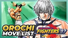 OROCHI MOVE LIST - The King of Fighters '97 (KOF97)